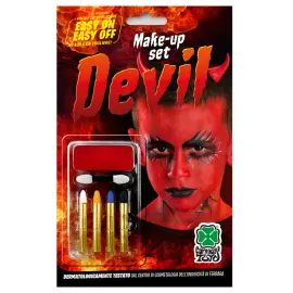 Djævel Makeup Sæt
