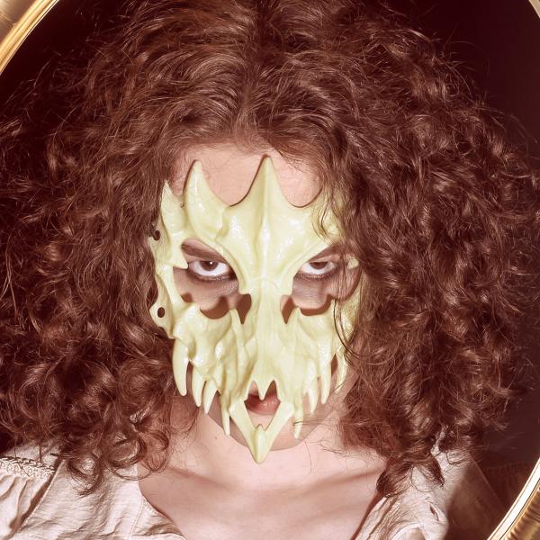 Dødningehoved Selvlysende Maske