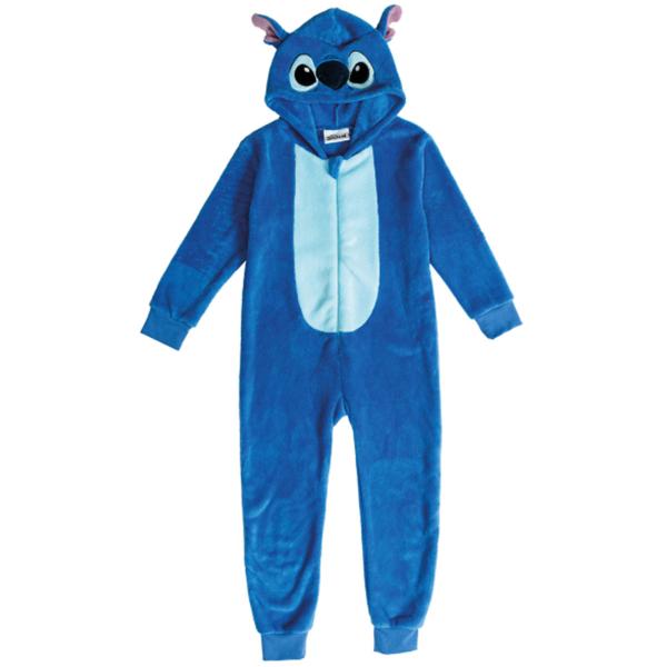 Stitch Kostume Blå til Børn 10-12 år 146 cm