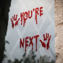 Geldekoration til Vindue You're Next R&oslash;d