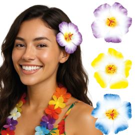 H&aring;rklemmer med Hawaiiblomster