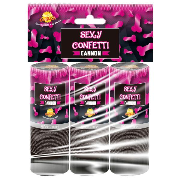 Konfettikanoner Penis Pink
