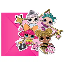 LOL Glitter Invitationskort