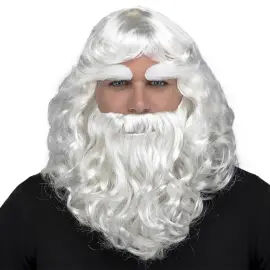 Nisseparyk med Øjenbryn og Skæg