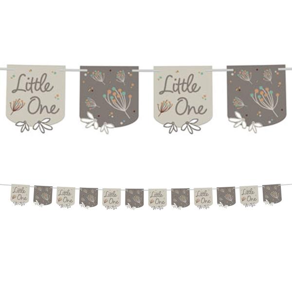 Flagguirlande Little One Blomstrende