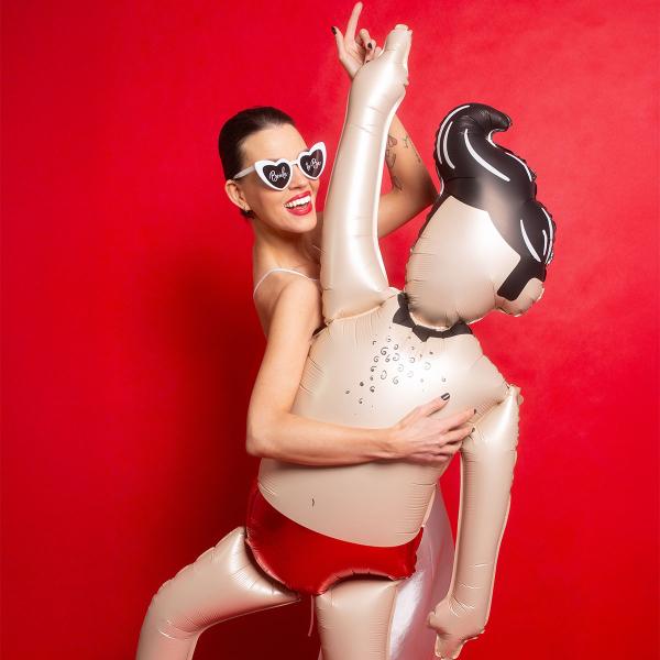 Folieballon Dansende Mand 64,5 x 159 cm