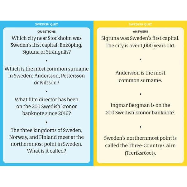 Swedish Quiz Kortspil 12+ år