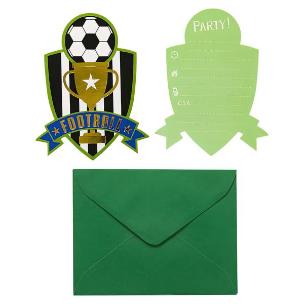 Invitationskort Fodbold