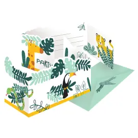 Invitationskort Get Wild