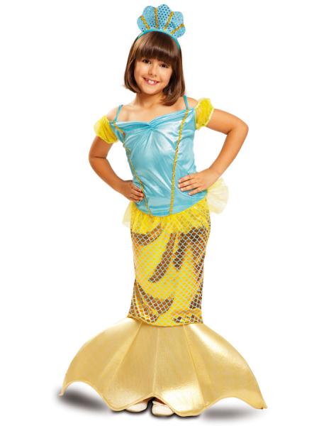 Havfrue Børnekostume