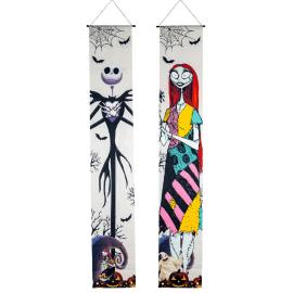 H&aelig;ngende Bannere Nightmare Before Christmas