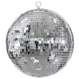 Hængende Discokugle Sølv 40 cm
