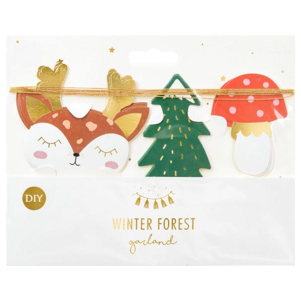 Guirlande Winter Forest DIY