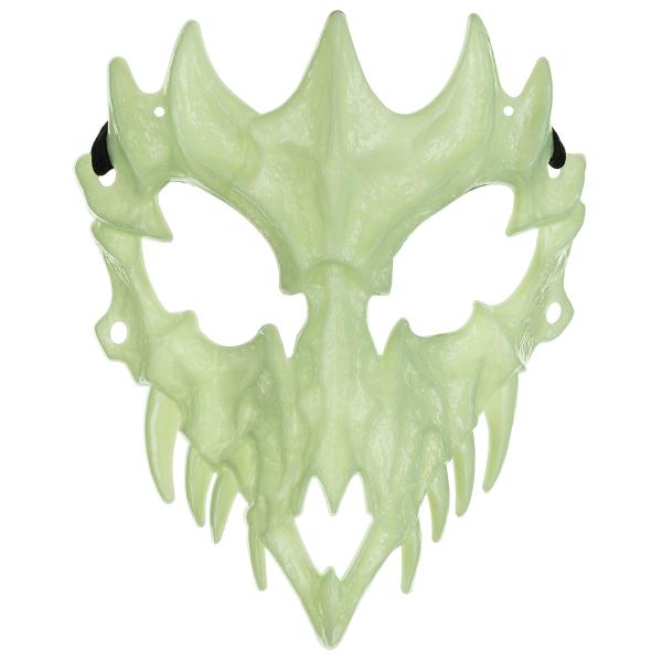 Dødningehoved Selvlysende Maske