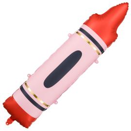 Folieballon Rød Kridt