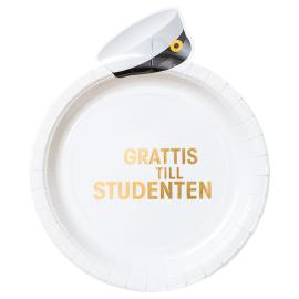 Grattis Till Studenten Papirtallerkener