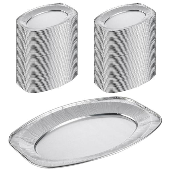 Ovale Serveringsfade Aluminium 100-pak