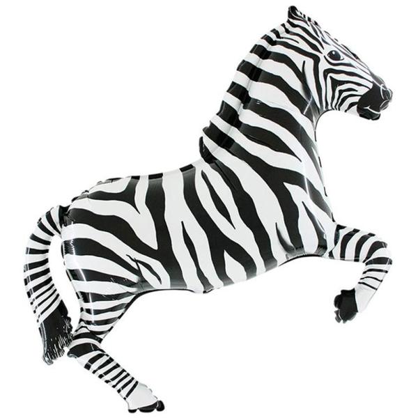 Zebra Folieballon Dyr