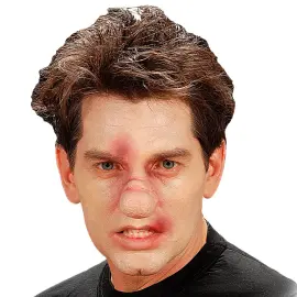 Latex Brækket Næse Makeup Sæt