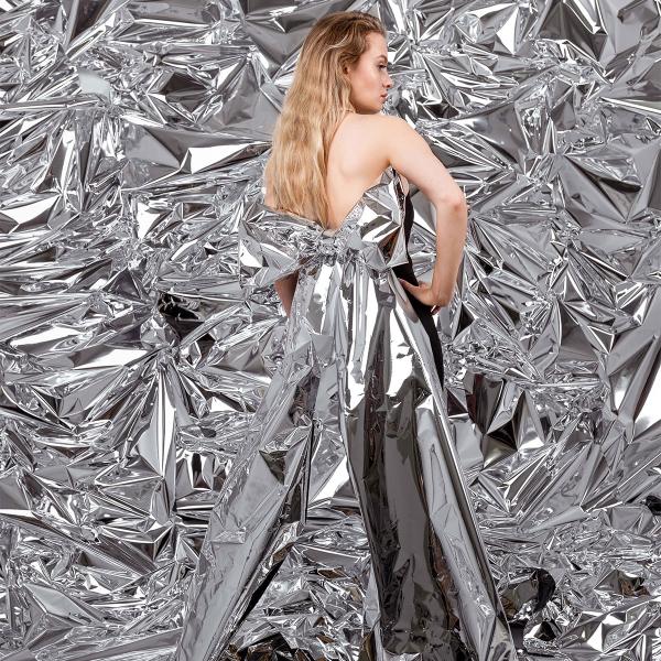 Dekorationsfolie Metallic Guld/Sølv