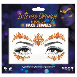 Intense Orange UV Ansigtssmykker