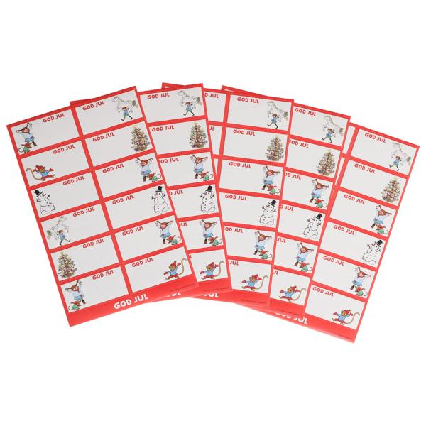 Julemærker Pippi Langstrømpe 60-pak