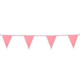 Flagguirlande Glitter Pink