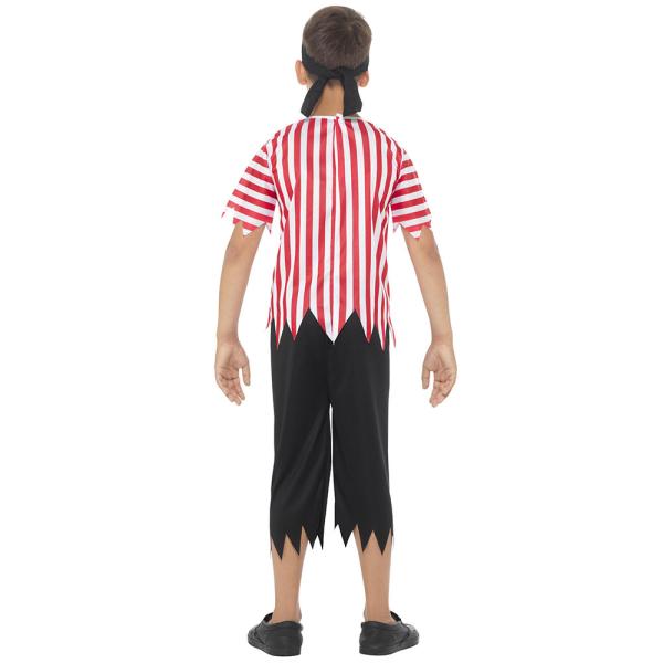 Stribet Piratkostume Børn