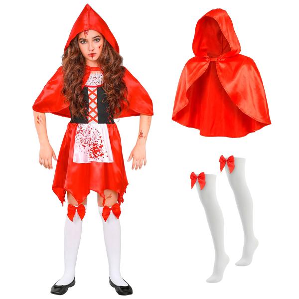 Kostume Zombie Rødhætte Børn
