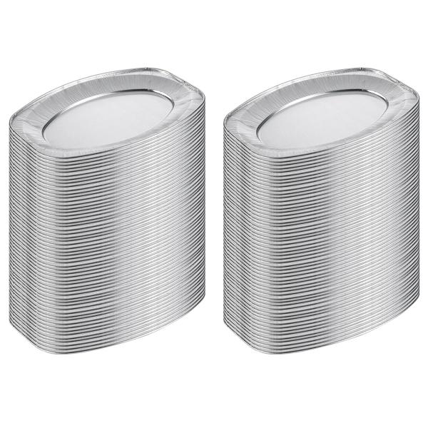 Ovale Serveringsfade Aluminium 100-pak
