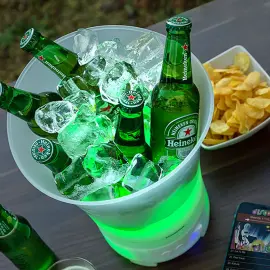 Isspand med Højttaler og LED-Belysning