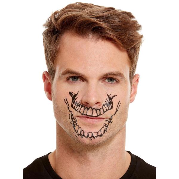 Skelet Sminke Sæt