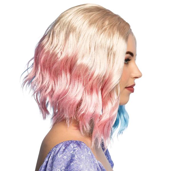 Trefarvet Bølget Paryk