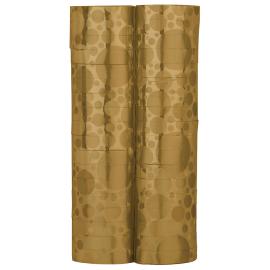 Serpentiner med Prikker Guld 2-pak