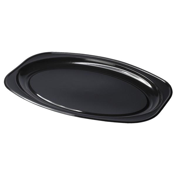 Ovale Serveringsfade Sort 10-pak