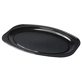 Ovale Serveringsfade Sort 10-pak