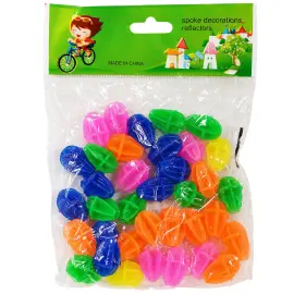 Cykelperler Egerpynt 2 cm 36-pak