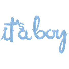 It's A Boy Ballon Blå