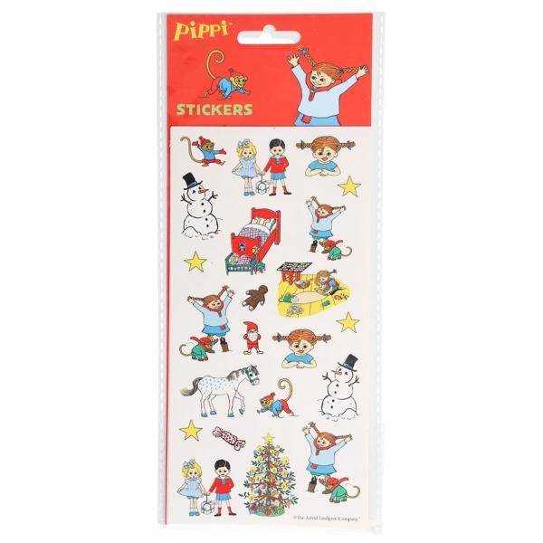 Juleklistermærker Pippi Langstrømpe 66-pak
