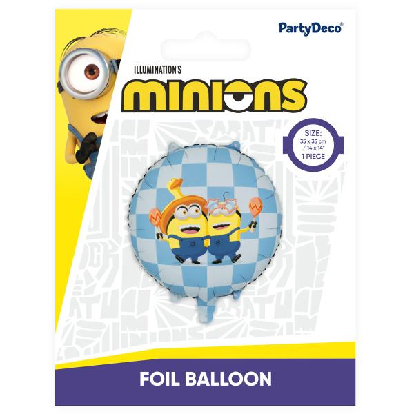 Minions Rund Folieballon 35 cm
