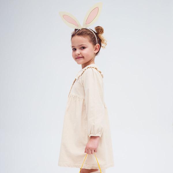 Hårbøjle med Kaninører 4-pak