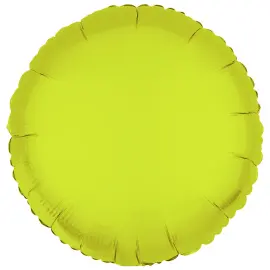 Rund Folieballon Neongul