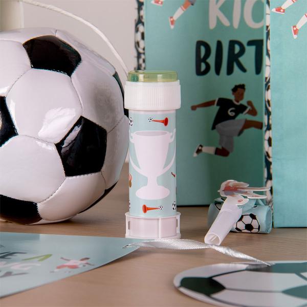 Stickers til Sæbebobler Fodbold Fødselsdagsfest 6-pak