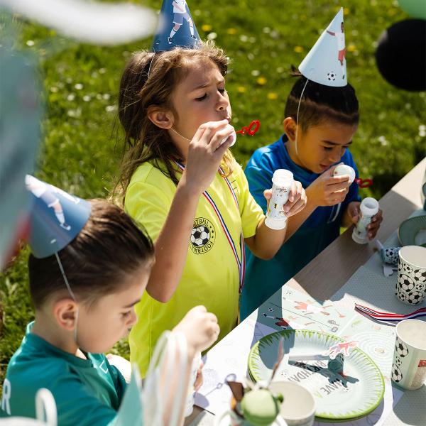 Stickers til Sæbebobler Fodbold Fødselsdagsfest 6-pak