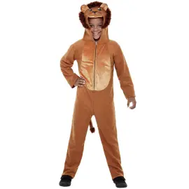 Løvedragt Kostume Børn 10-12 år