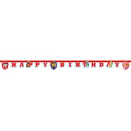 Paw Patrol Ready For Action Happy Birthday Guirlande