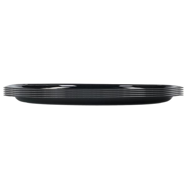 Ovale Serveringsfade Sort 32x24 cm 5-pak