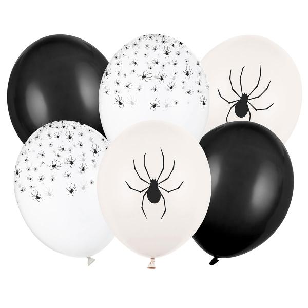 Latexballoner Edderkopper Blandede Farver