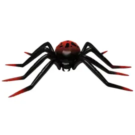 Folieballon Edderkop St&aring;ende Sort/R&oslash;d