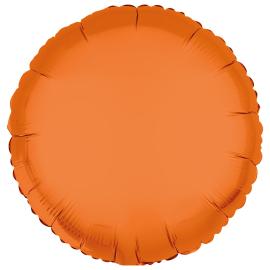 Rund Folieballon Neonorange